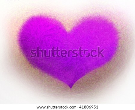stock photo soft purple heart with texture