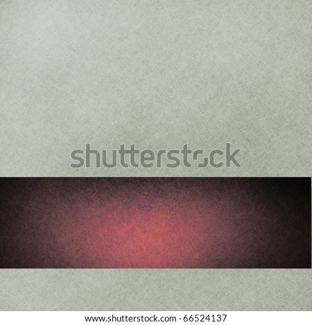 soft elegant grey and silver background with rich burgundy red ribbon stripe; graphic design art layout and copy space for adding your own text, title, or image