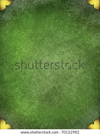 Green Parchment Background