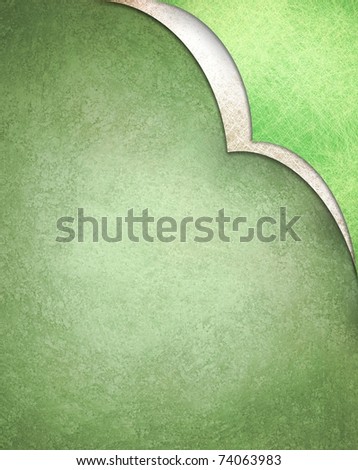 Green Parchment Background