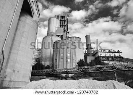 Italy, Maddaloni (Naples), cement factory