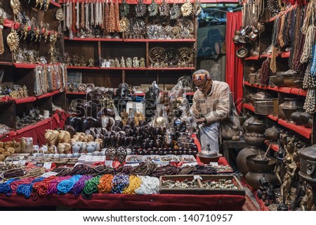 INDIA, Rajasthan, Jaipur, indian products store