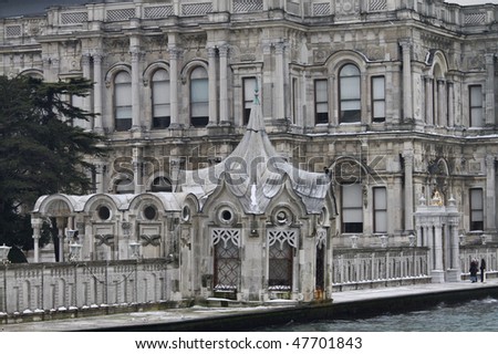 Turkey, Istanbul, Bosphorus Channel, old palace on the channel