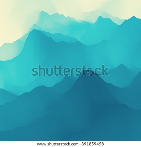 Water Wave. Water Surface. Nature background. Modern pattern. Vector Illustration For Your Design. Flowing Background With Halftone.