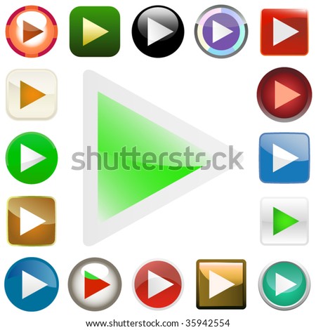 Play Button Vector