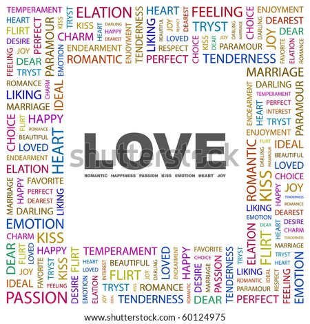 Love Word Collage