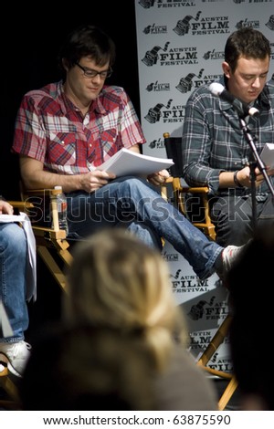 AUSTIN,TX - OCTOBER 24: Actor Bill Hader attends the \' The Hand Job \' Script Reading at the Rollins Theatre during the 17th Annual Austin Film Festival on October 24, 2010 in Austin, TX.