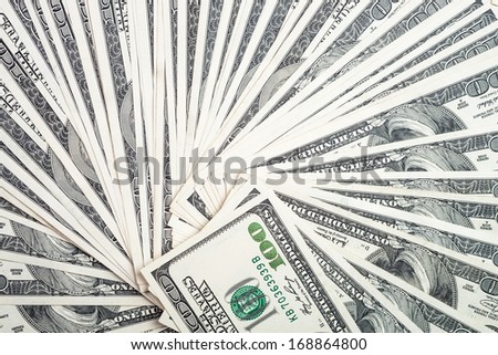 money cash as background from dollars usa