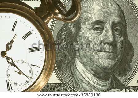 Time and Money concept image.