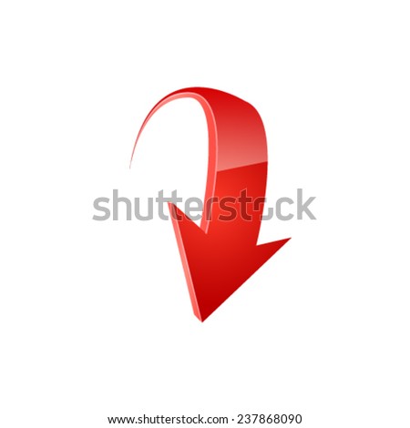 Red Arrow. Vector - 237868090 : Shutterstock
