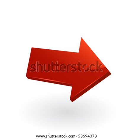 Red Arrow. Vector - 53694373 : Shutterstock