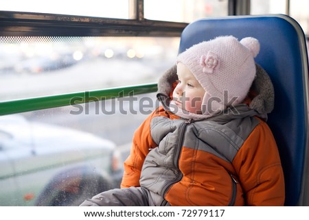 city bus window