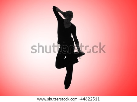 Dancer+silhouette+leap