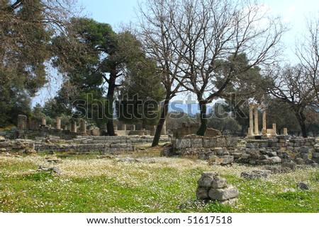 Ancient Olympia the cradle of the olympic games in Greece