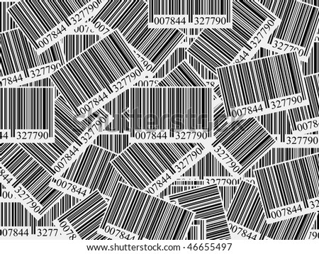background with a lot of bar codes