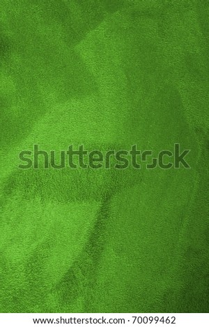 close up of a green coat, fur texture to background