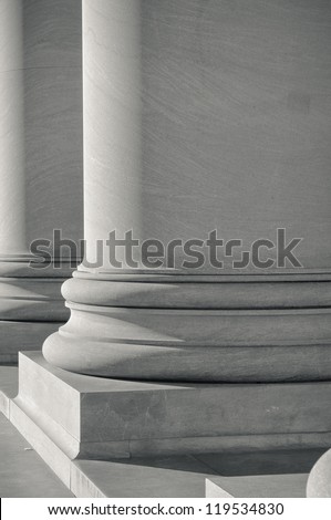 Stone Foundation Pillars