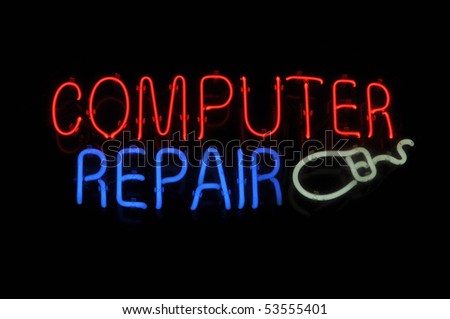 Computer Repair Signs