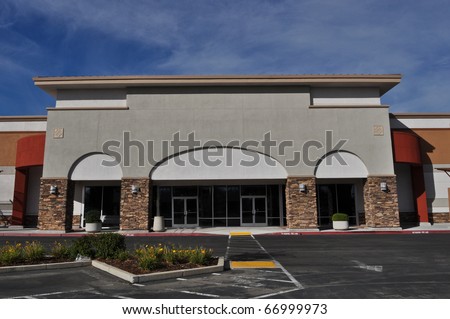Shopping Center Strip Mall
