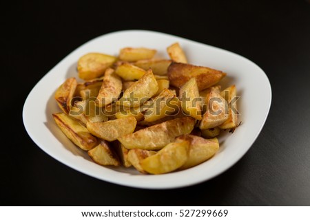potato in a rural way, potato house, French fries, vegetable, potato the baked in an oven, Belarusian cuisine, the ethnic cuisine, Russian and Ukrainian ethnic cuisine