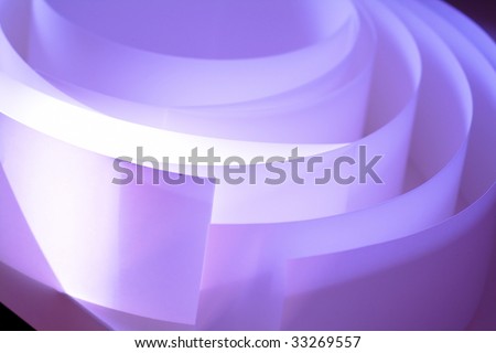 Twisted paper, can be used as a background