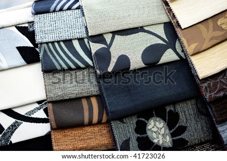 patterned fabric samples