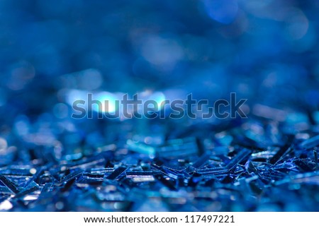 Blue glitter Background