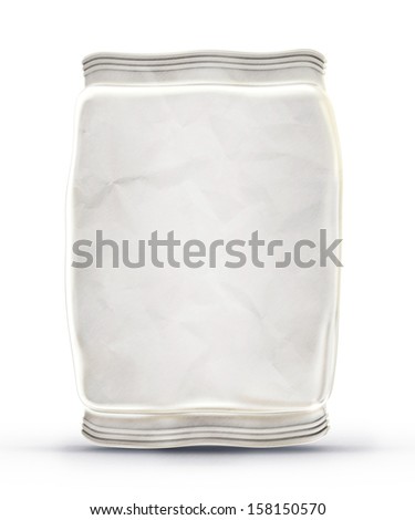 3d packaging isolated on a white background