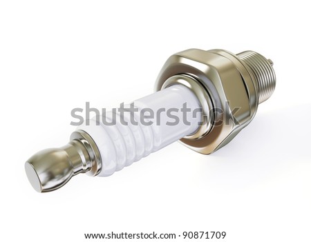 spark-plug isolated on a white background isolated.