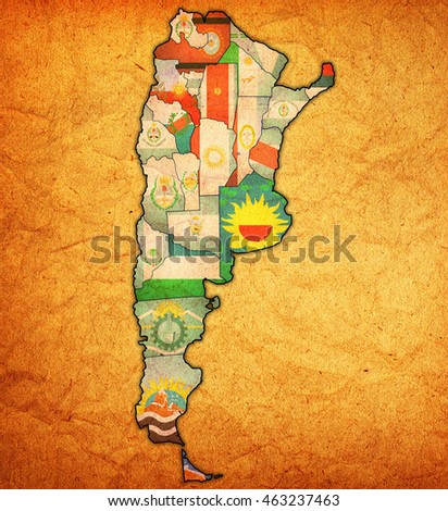 argentina regions on map