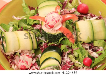 Zucchini salad with a paste of shrimp 3