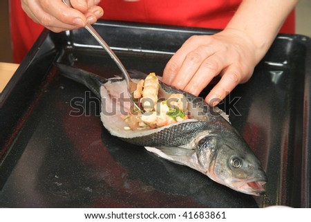Preparing fish