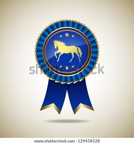 Award Rosette - Ribbon Icon - EPS10 - stock vector Award Rosette - Ribbon Icon - EPS10 - stock vector