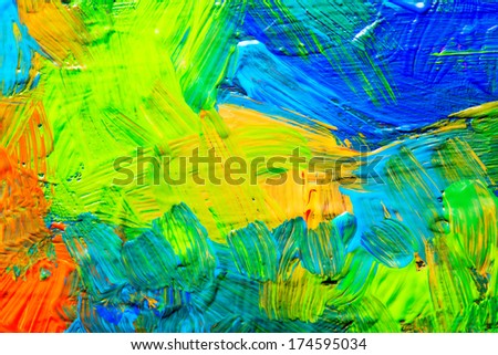 Abstract art background. Hand-painted background. SELF MADE.