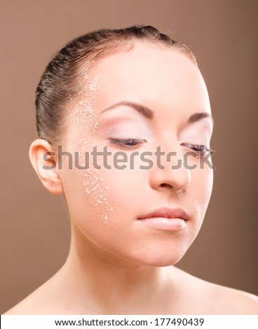 perfect skin. advertising face powder