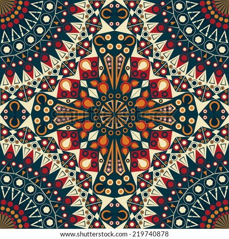 Colorful ethnic patterned background Arabesque ornament Colorful ethnic patterned background Arabesque ornament