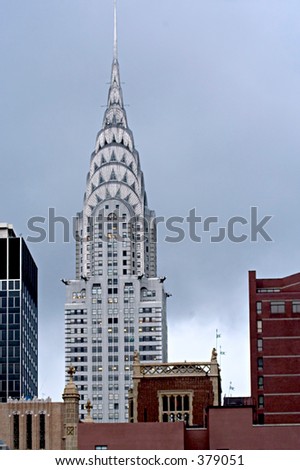 stock photo Chrysler building New York City