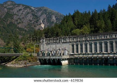 Power plant in North Cascade mountains, WA