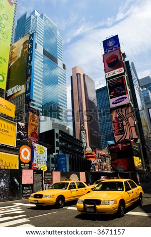 new york city times square. stock photo : Times Square in