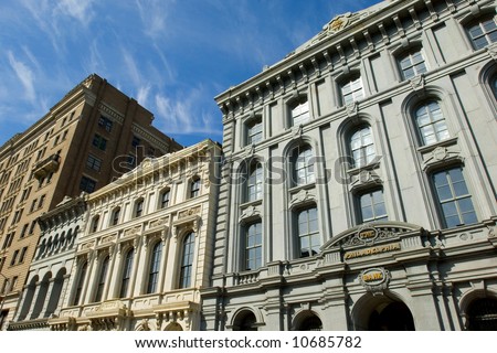 Historic building of Philadelphia Bank located on Chestnut Street, Philadelphia
