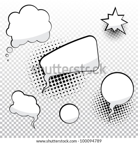 Cartoon Speech Bubbles