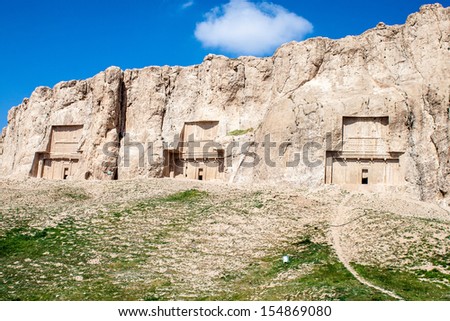 Naqsh-e Rustam, Tombs of Persian Kings in Fars province, Iran