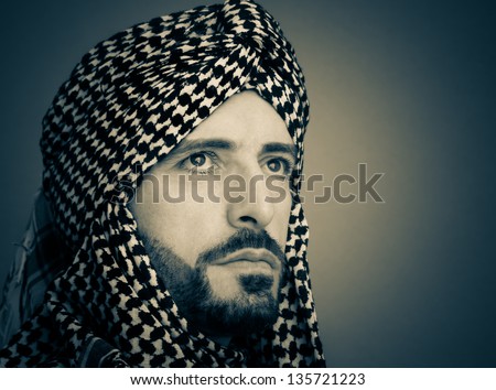 Young muslim with turban