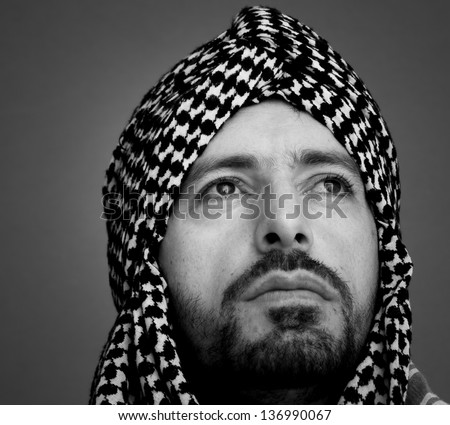 Arab muslim man with turban