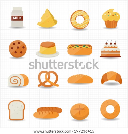 Bakery and Bread Icon Bakery and Bread Icon