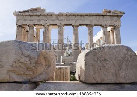 Parthenon at Acropolis Athens