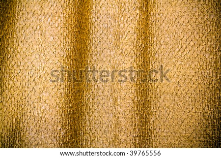 Gold curtain