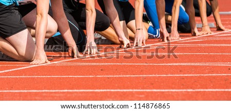 sprintstart in track and field