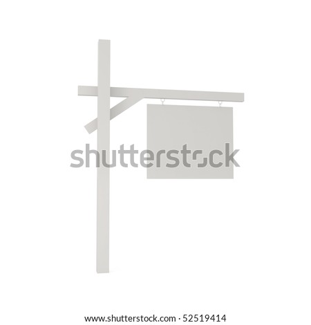 blank signpost clipart. lank signpost clipart. stock photo : Blank signpost isolated on white - 3d