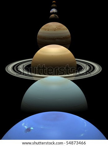 stock photo : All 8 planets Images Of 8 Planets. stock photo : All 8 planets